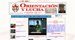 Desktop Screenshot of orientacion-y-lucha.org