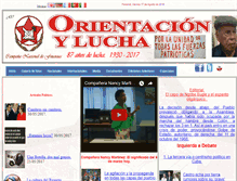 Tablet Screenshot of orientacion-y-lucha.org